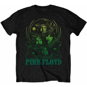 Pink Floyd Tricou Green Swirl Unisex Black XL imagine