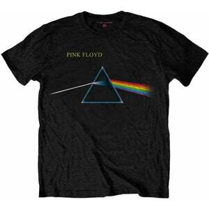 Pink Floyd Tricou Dark Side of the Moon Flipped Unisex Black M imagine