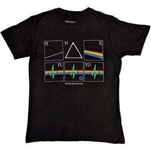 Pink Floyd Tricou Prism Heart Beat Unisex Black M imagine