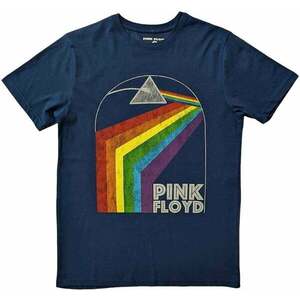 Pink Floyd Tricou Prism Arch Unisex Denim Blue S imagine