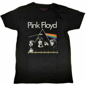 Pink Floyd Tricou Dark Side of the Moon Band & Pulse Unisex Black M imagine