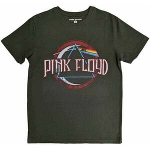 Pink Floyd Tricou Vintage Dark Side of the Moon Seal Unisex Verde XL imagine