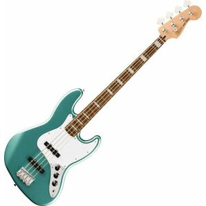 Fender Squier Affinity Series Active Jazz Bass LRL Mystic Sea Foam Green Bas electric imagine