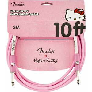 Fender Hello Kitty Instrument 10ft / 3‚05 m Drept - Drept Cablu de instrument imagine