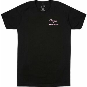 Fender Tricou Hello Kitty Back Logo Black XL imagine