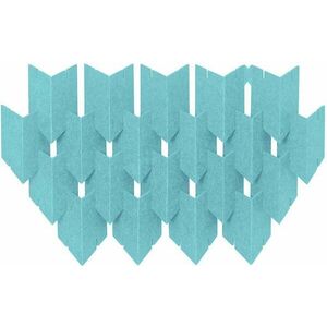 Mega Acoustic DART-PET 12 Pieces Turquoise Panou absorbant din spumă imagine