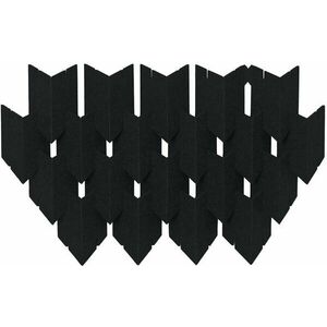 Mega Acoustic DART-PET 12 Pieces Black Panou absorbant din spumă imagine