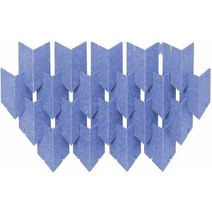 Mega Acoustic DART-PET 12 Pieces Blue Panou absorbant din spumă imagine