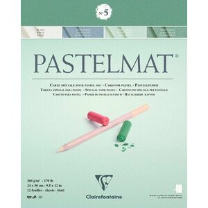 Clairefontaine Pastelmat Glued Pad N5 Carnete de Schițe 24 x 30 cm 360 g imagine