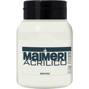 Maimeri Acrilico Vopsea acrilică Titanium White 018 1000 ml 1 buc imagine