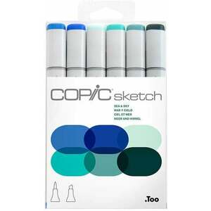 Copic Sketch Refill cerneală Sea & Sky 6 buc imagine