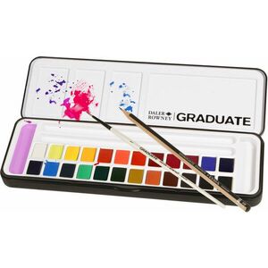 Daler Rowney Graduate Set de vopsele acuarela 26 buc imagine