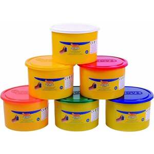 Jovi Soft Dough Argilă de modelare pentru copii Neon 6 x 460 g imagine