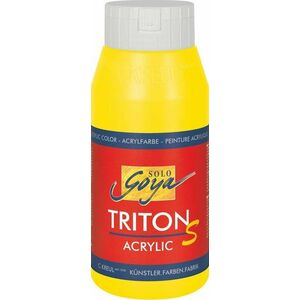 Kreul Triton S Vopsea acrilică Genuine Yellow Light 750 ml 1 buc imagine