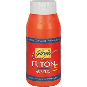 Kreul Triton S Vopsea acrilică Genuine Red 750 ml 1 buc imagine