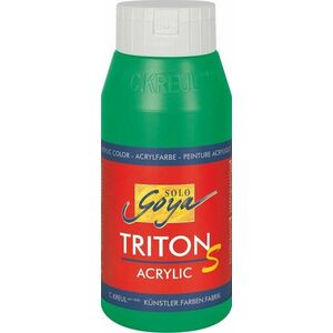 Kreul Triton S Vopsea acrilică Permanent Green 750 ml 1 buc imagine