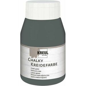 Kreul Chalky Vopsea cu cretă Volcanic Gray 500 ml 1 buc imagine