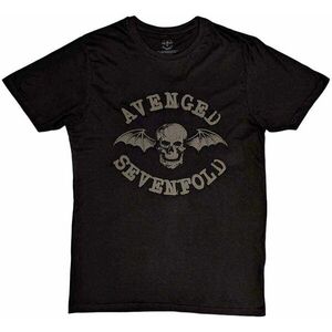 Avenged Sevenfold Tricou Classic Deathbat Unisex Black XL imagine