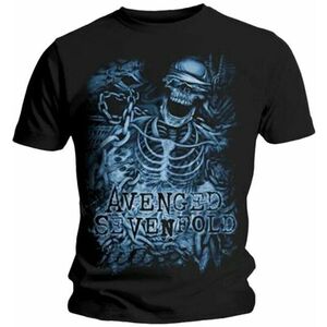 Avenged Sevenfold Tricou Chained Skeleton Unisex Black 2XL imagine