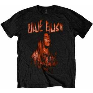 Billie Eilish Tricou Spooky Logo Unisex Black 2XL imagine