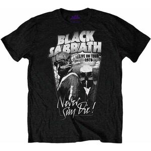 Black Sabbath Tricou Never Say Die Unisex Black M imagine