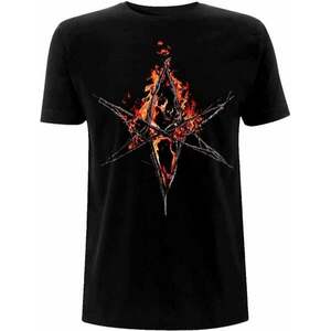 Bring Me The Horizon Tricou Flaming Hex Unisex Black 2XL imagine