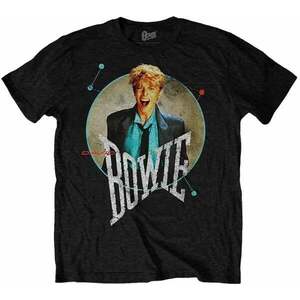 David Bowie Tricou Circle Scream Unisex Black M imagine