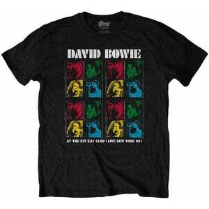 David Bowie Tricou Kit Kat Klub Unisex Black 2XL imagine