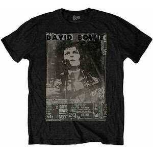 David Bowie Tricou Ziggy Unisex Black 2XL imagine