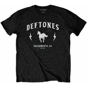 Deftones Tricou Electric Pony Unisex Black 2XL imagine