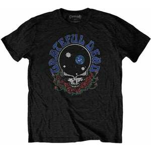 Grateful Dead Tricou Space Your Face & Logo Unisex Black 2XL imagine