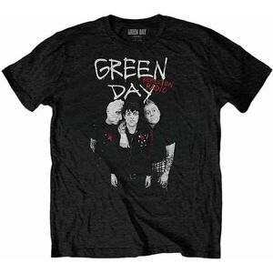 Green Day Tricou Red Hot Unisex Black L imagine