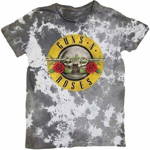 Guns N' Roses Tricou Classic Logo Unisex Dip-Dye on White 2XL imagine