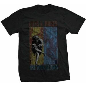 Guns N' Roses Tricou Use Your Illusion Unisex Black XL imagine