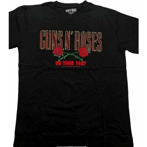 Guns N' Roses Tricou 87 Tour Unisex Black 2XL imagine