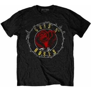 Guns N' Roses Tricou Rose Circle Paradise City Unisex Black 2XL imagine