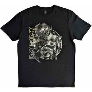 Iron Maiden Tricou The Future Past Tour '23 Greyscale Unisex Black 2XL imagine