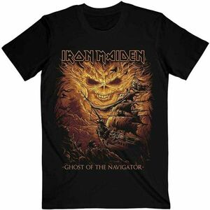 Iron Maiden Tricou Ghost of the Navigator Unisex Black M imagine