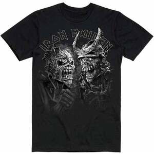 Iron Maiden Tricou Senjutsu Large Grayscale Heads Unisex Black L imagine