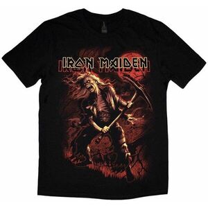 Iron Maiden Tricou Benjamin Breeg Red Graphic Unisex Black 2XL imagine