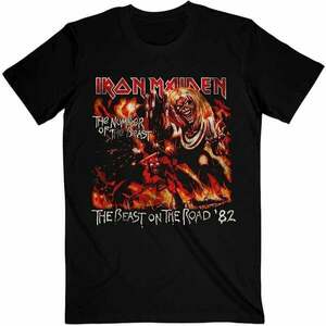 Iron Maiden Tricou Number Of The Beast The Beast On The Road Vintage Unisex Black XL imagine