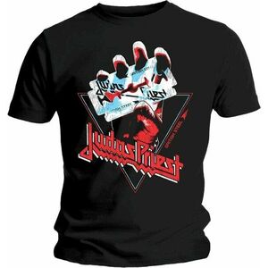 Judas Priest Tricou British Steel Hand Triangle Unisex Black 2XL imagine