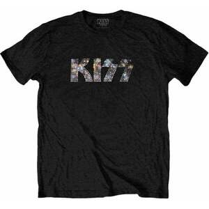 Kiss Tricou Logo Unisex Black XL imagine