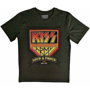 Kiss Tricou Loud & Proud Unisex Military Green 2XL imagine