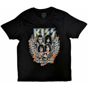 Kiss Tricou End Of The Road Wings Unisex Black 2XL imagine