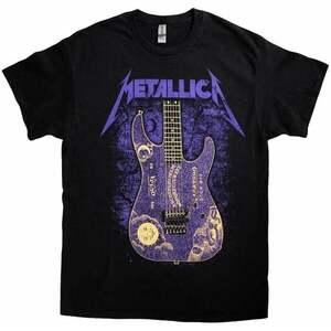 Metallica Tricou Ouija Purple Unisex Black 2XL imagine