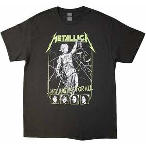 Metallica Tricou Justice Faces Unisex Gri cărbune 2XL imagine