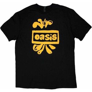 Oasis Tricou Drawn Logo Unisex Black 2XL imagine