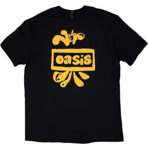 Oasis Tricou Drawn Logo Unisex Black XL imagine