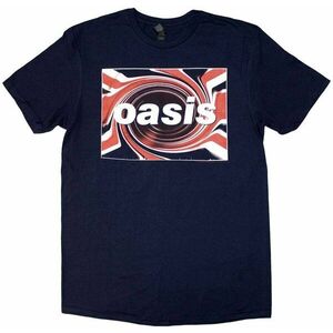 Oasis Tricou Union Jack Unisex Albastru Navy 2XL imagine